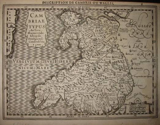 Mercator Gerard - Hondius Jodocus Cambriae typus 1630 Amsterdam
